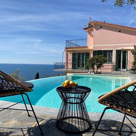 Casaviva - Ampio Trilocale Vista Mare Con Piscina - Pieve Alta Apartment Pieve Ligure Exterior photo