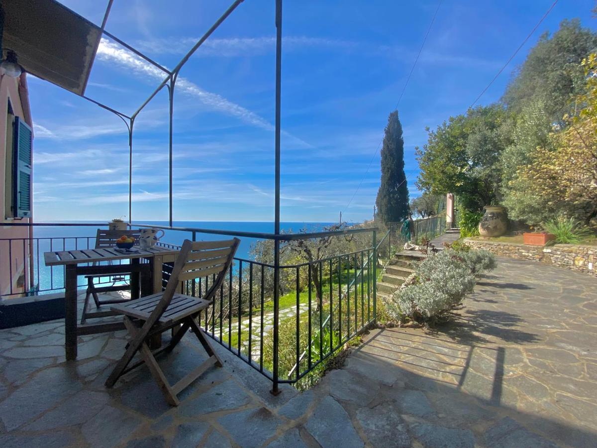 Casaviva - Ampio Trilocale Vista Mare Con Piscina - Pieve Alta Apartment Pieve Ligure Exterior photo