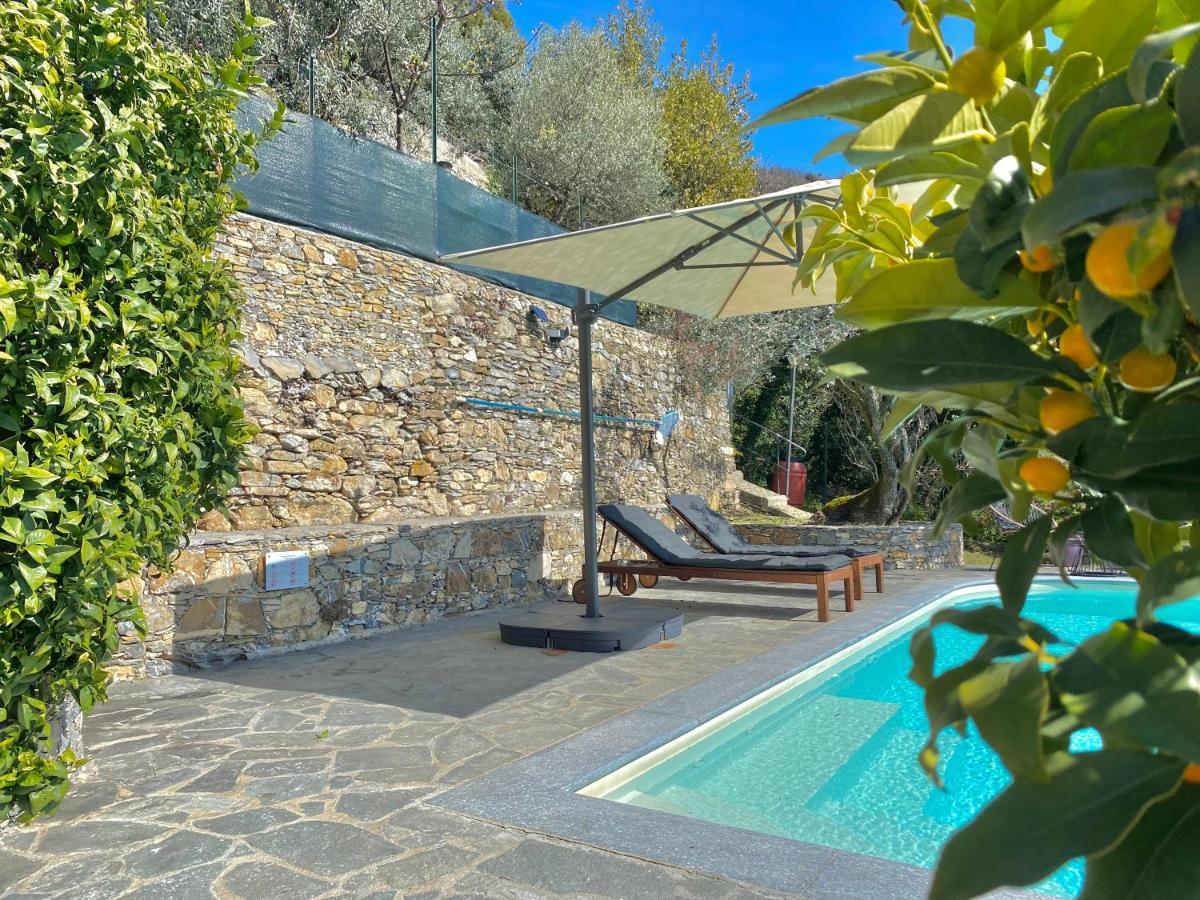 Casaviva - Ampio Trilocale Vista Mare Con Piscina - Pieve Alta Apartment Pieve Ligure Exterior photo